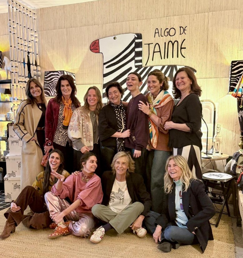 Tessa Fernández-Durán en el homenaje al hijo de Sole Alonso